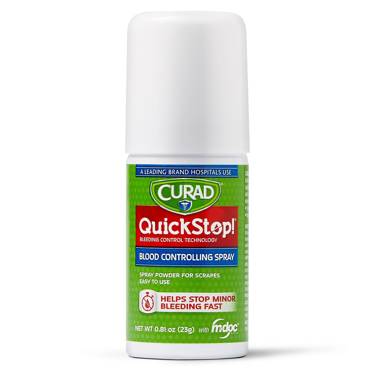 Is Curad Quickstop Bleeding Control Spray effective for nose bleeds?