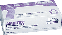 Ambitex Powder-Free Vinyl Exam Gloves, Small Questions & Answers