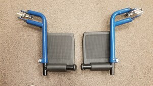 Footrest Set for Blue Streak Wheelchairs Questions & Answers