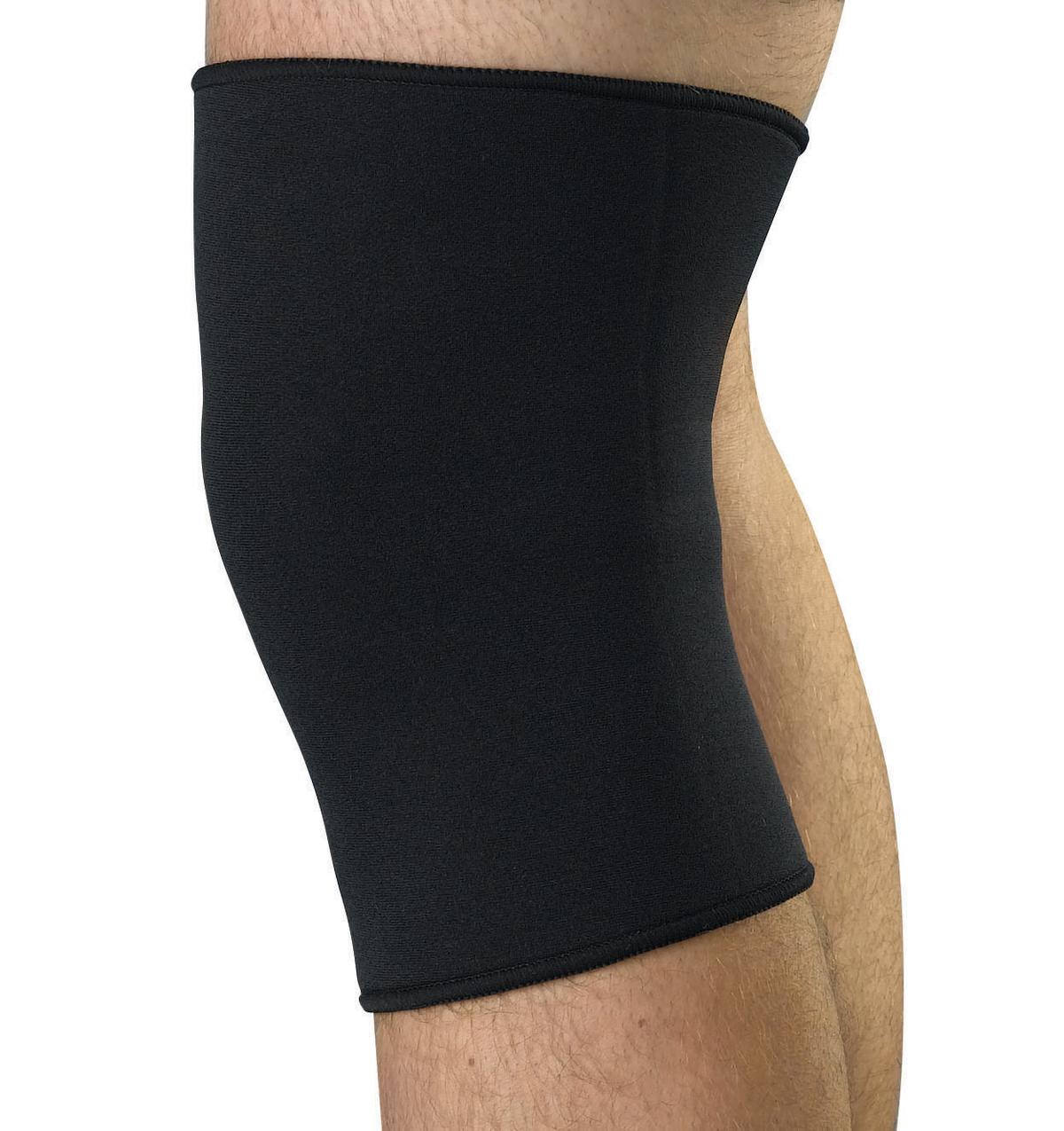 How can I determine the size for a Medline knee brace? 