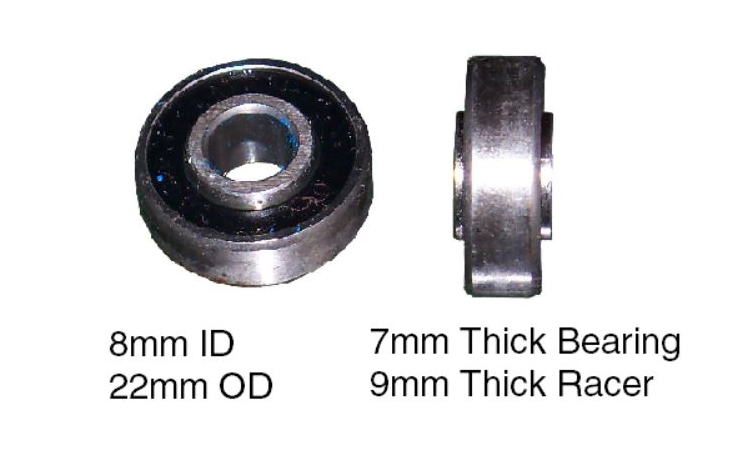 What is the quantity of stds1011 bearing included in your order?