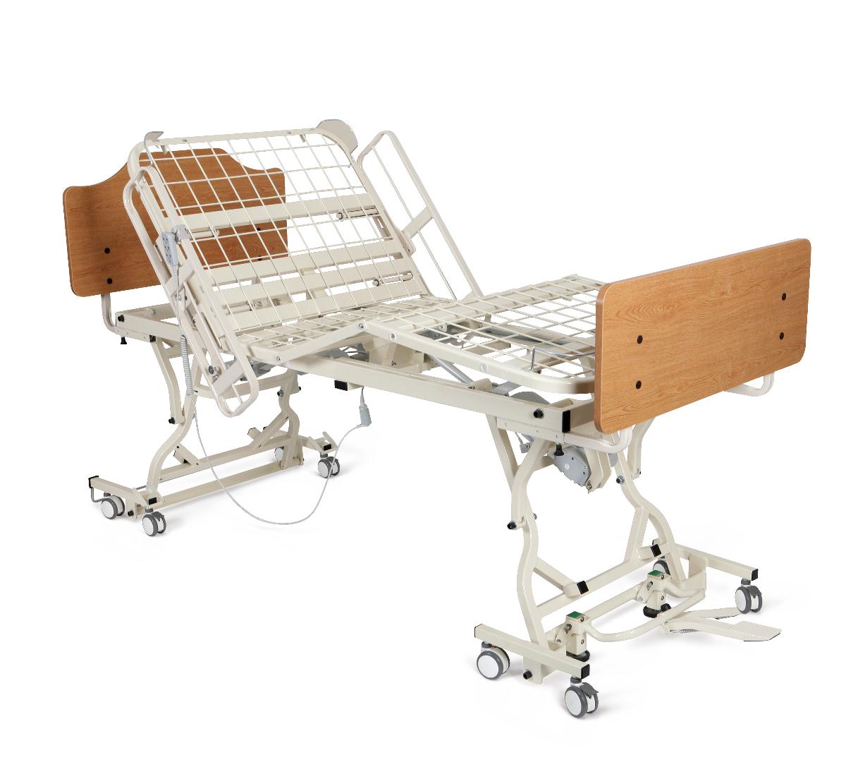 4-Motor Full-Electric High-Low Hospital Bed with Locking System, 34.5" Wide Questions & Answers