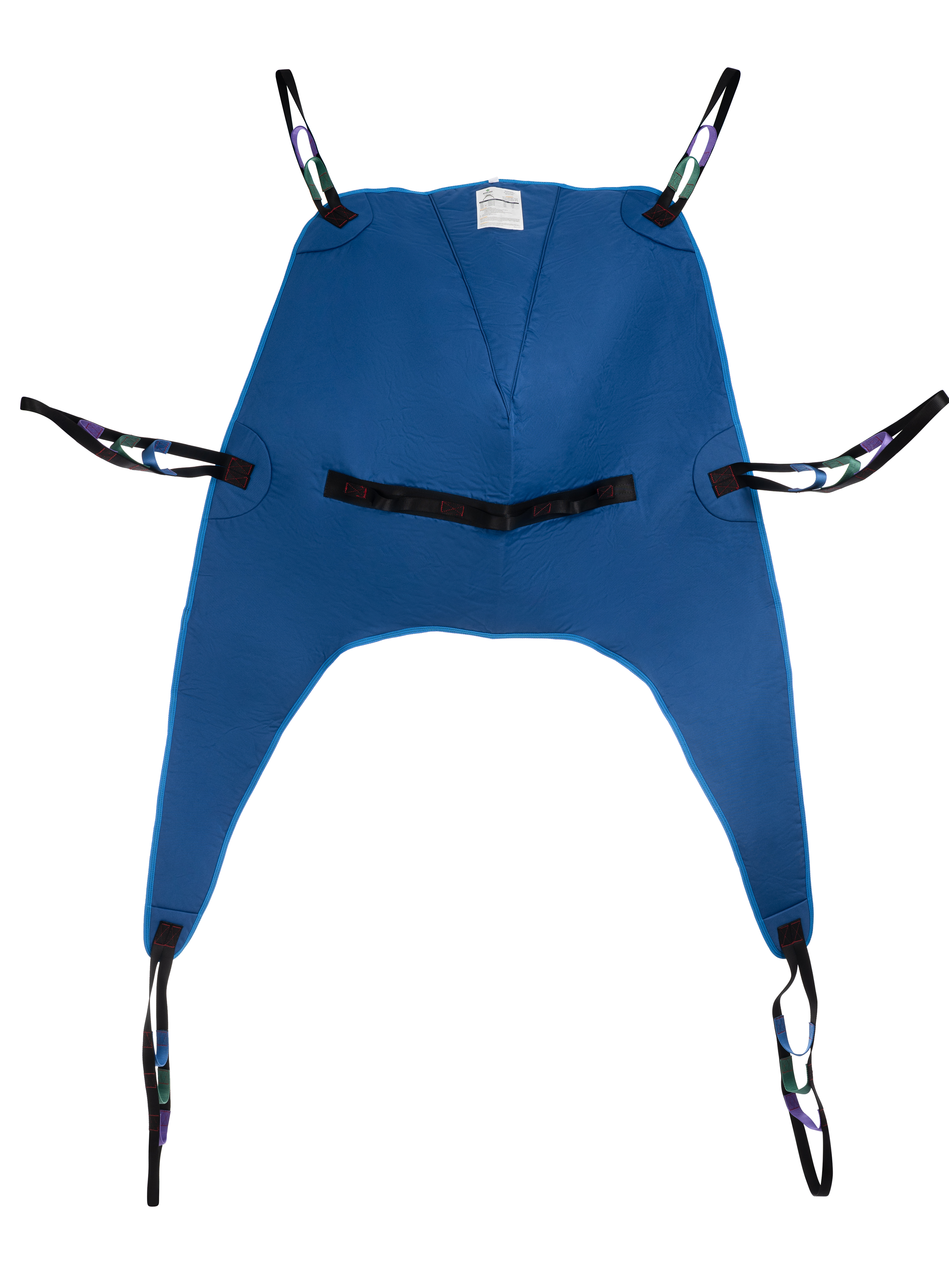 Does the Selectis leg sling have mesh fabric and is it shower-safe?