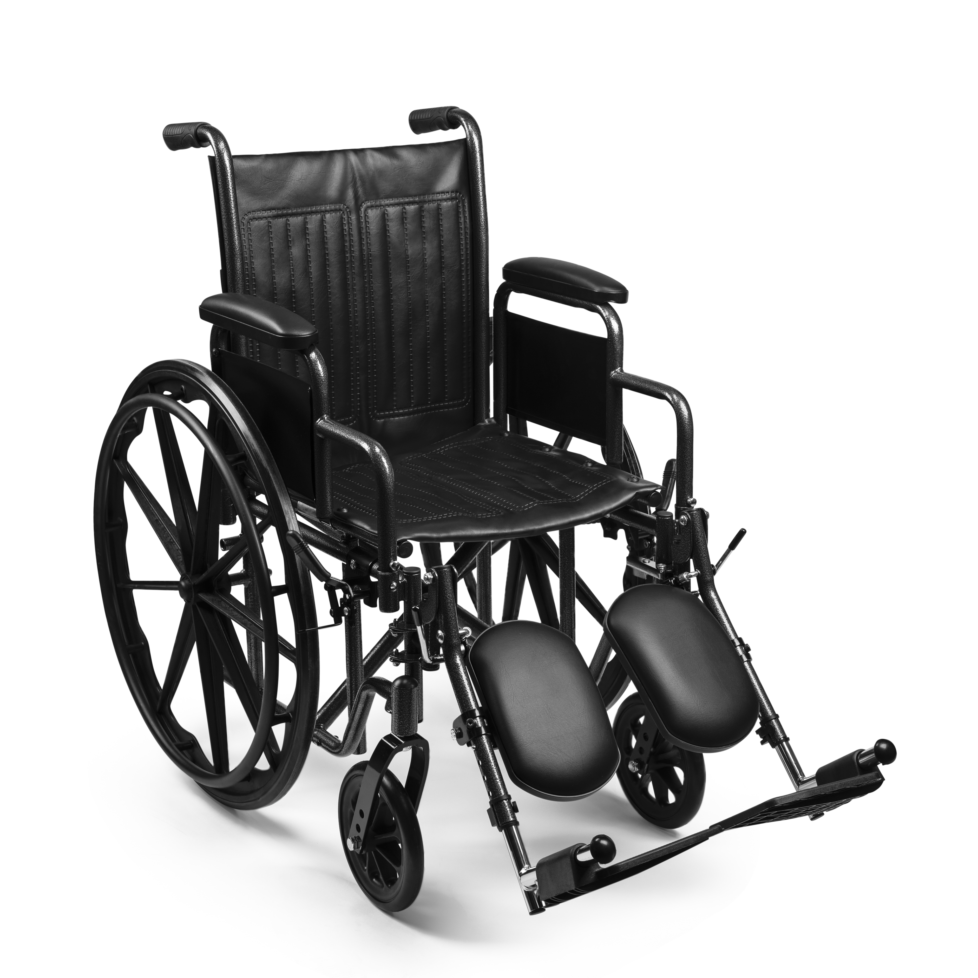 Can the iCruise Standard Wheelchair's rear wheels be removed?